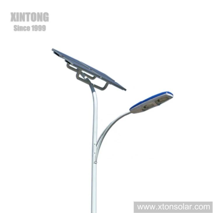 100W Double Arm LED Module Solar Street Light 3000 Lumens 7m 100W Double Arm LED Module Solar Street Light 3000 Lumens 7m