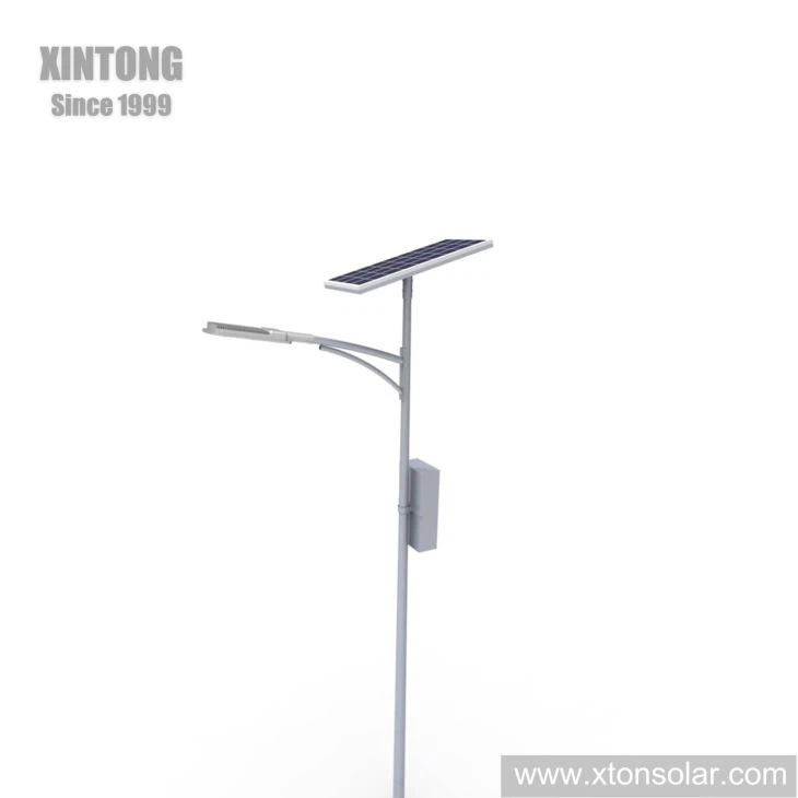 30W 4m Lithium Battery Solar LED Street Light