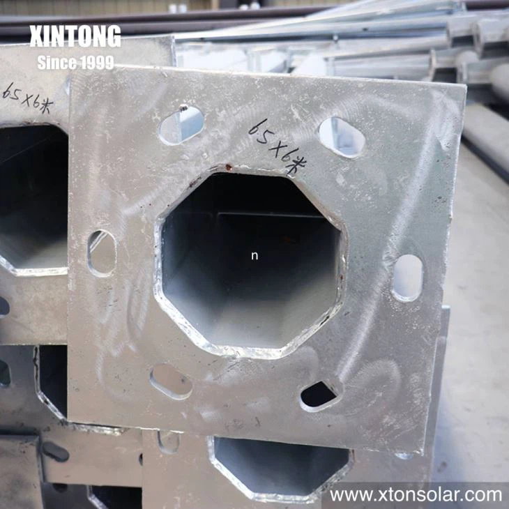 6m Galvanized Steel Pipe Pole Price