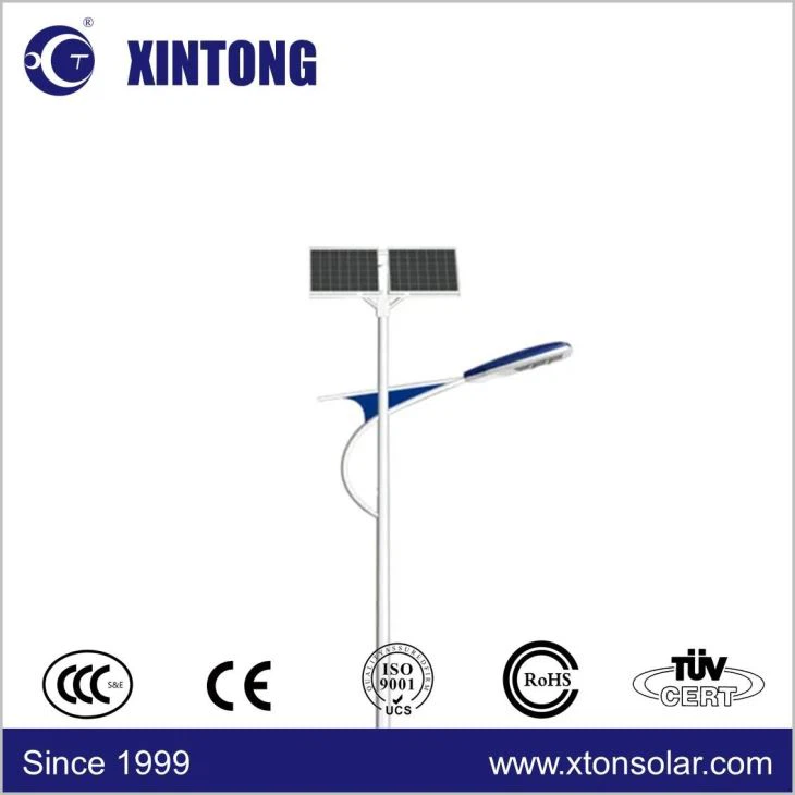 Double Arm Solar LED Street Light Automatic Control