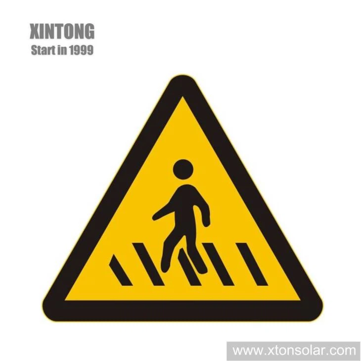 Yellow Triangle Traffic Warning Sign Yellow Triangle Traffic Warning Sign
